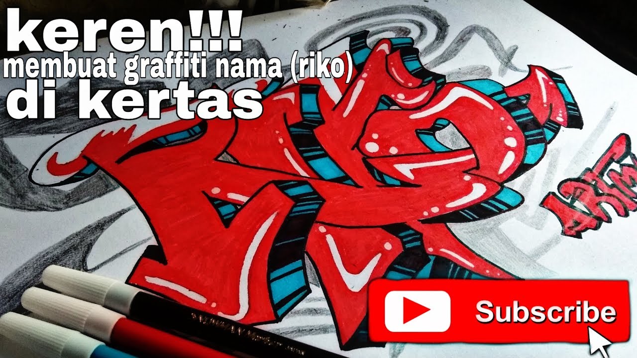 Detail Graffiti Riko Nomer 12