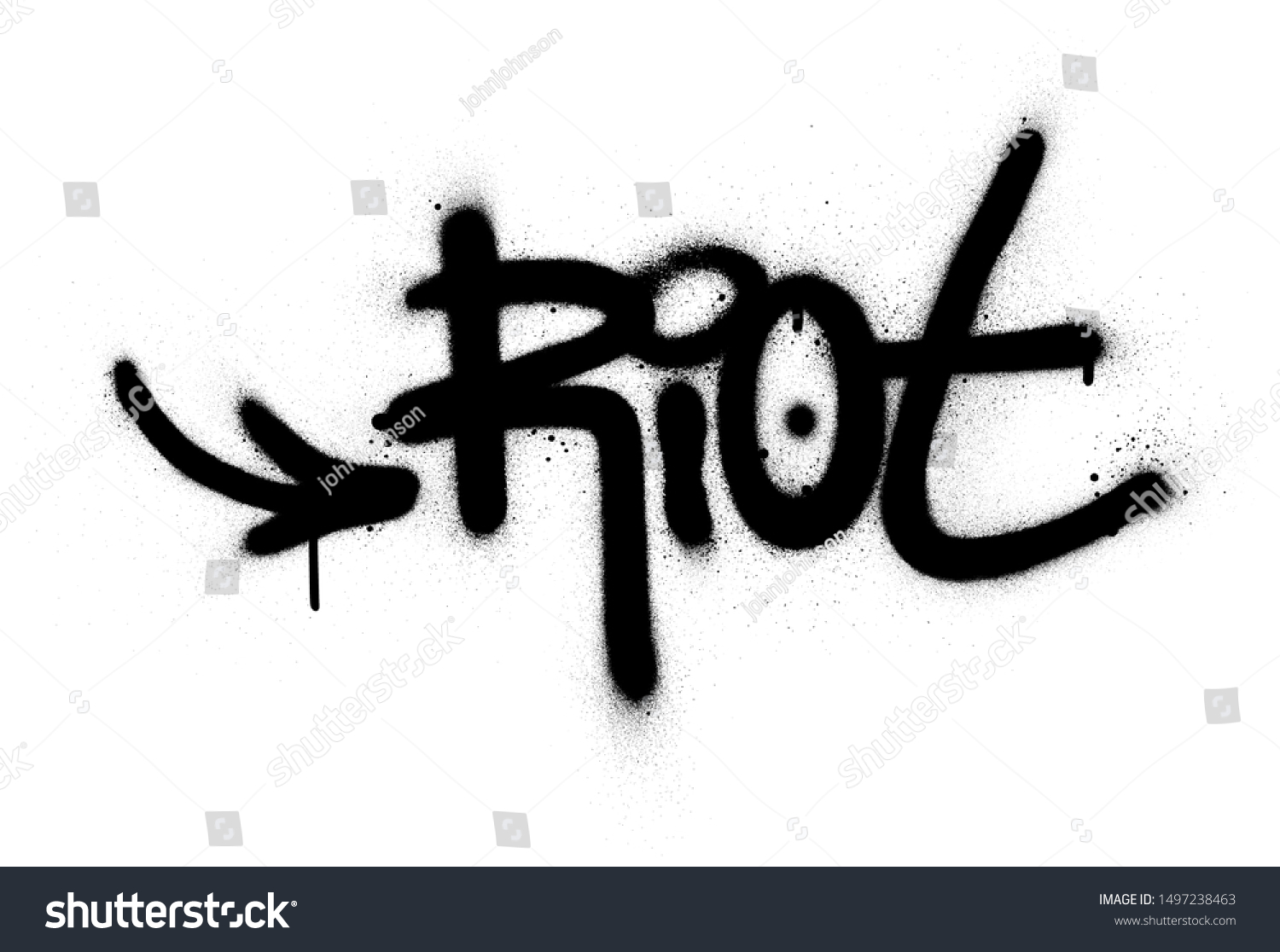 Detail Graffiti Riot Nomer 4