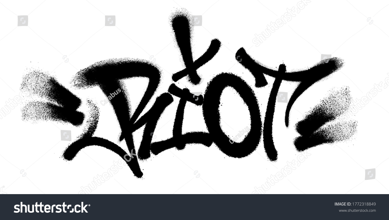 Detail Graffiti Riot Nomer 48