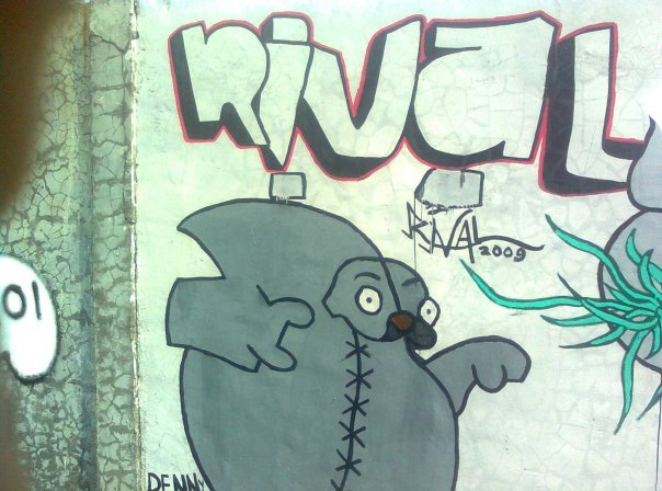 Detail Graffiti Rival Tampa Warna Nomer 25