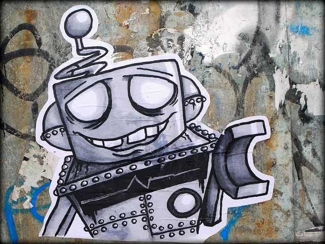 Graffiti Robot Characters - KibrisPDR