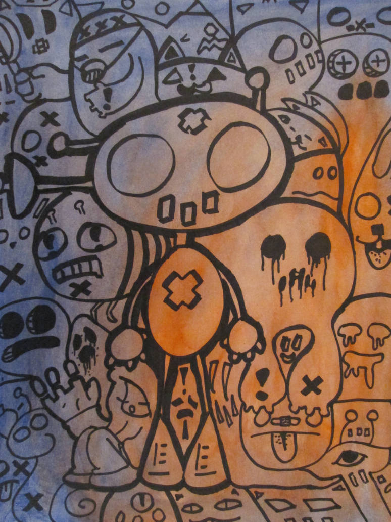 Detail Graffiti Robot Characters Nomer 33