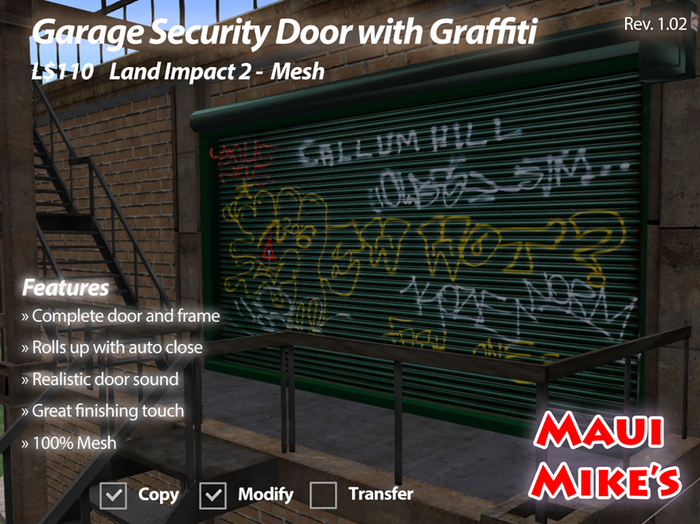 Detail Graffiti Rolling Door Nomer 31