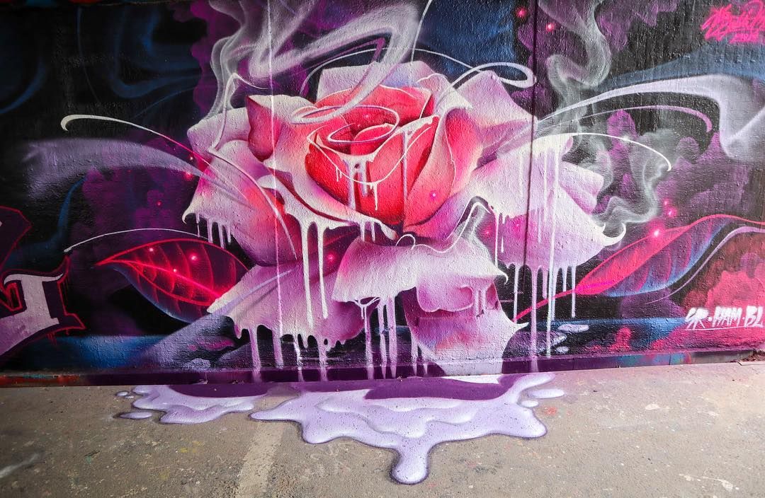Detail Graffiti Rose Nomer 46