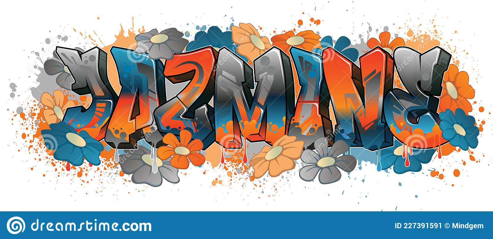 Detail Graffiti Ryan 3d Nomer 14
