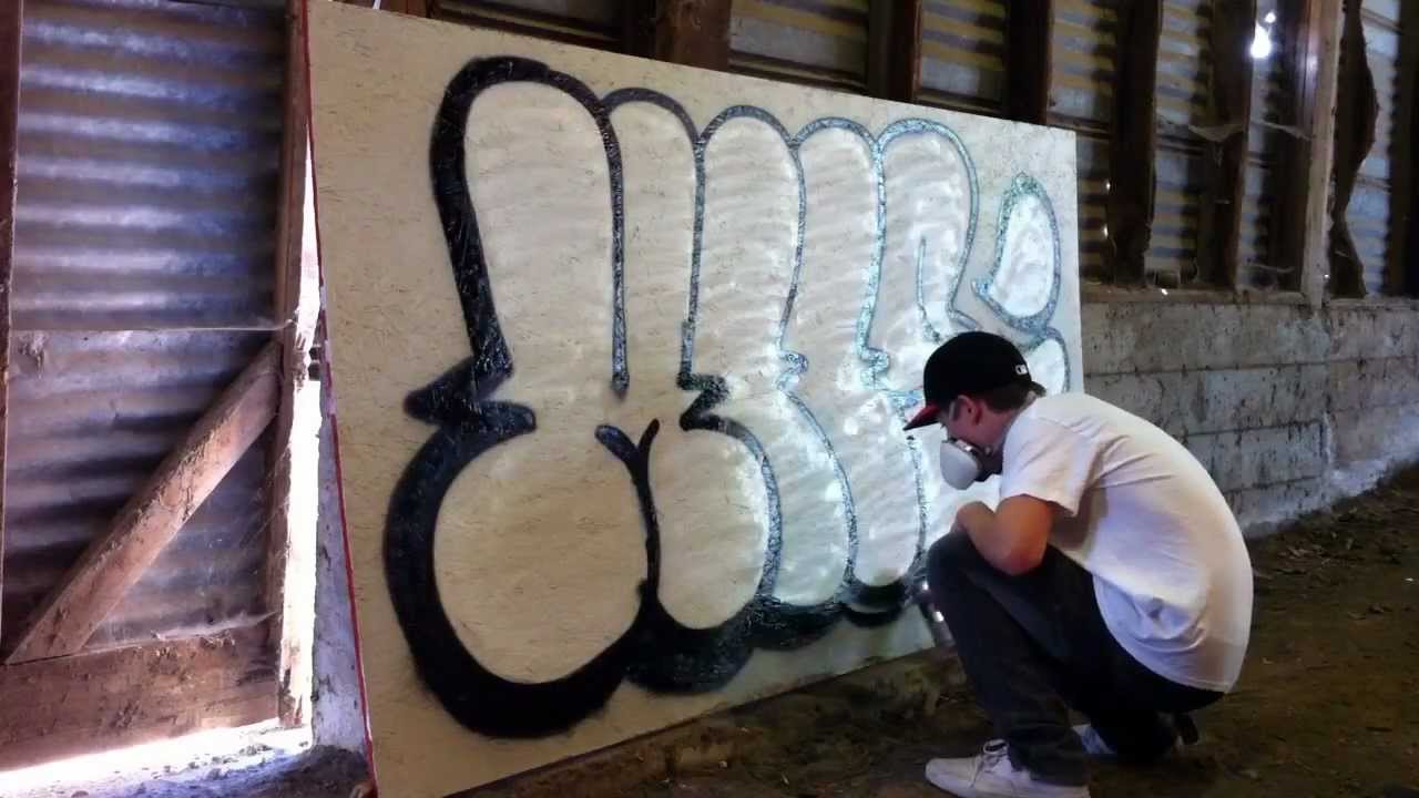 Detail Graffiti Sambung B Nomer 17