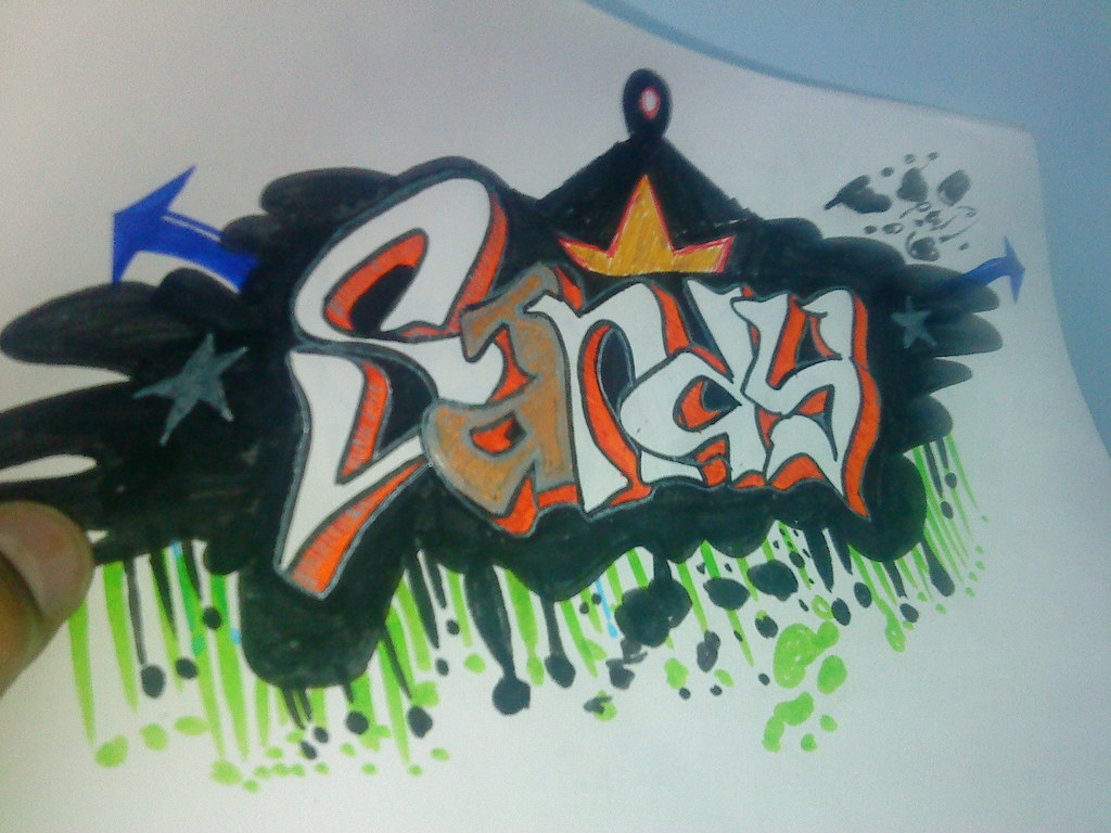 Detail Graffiti Sany Nomer 15