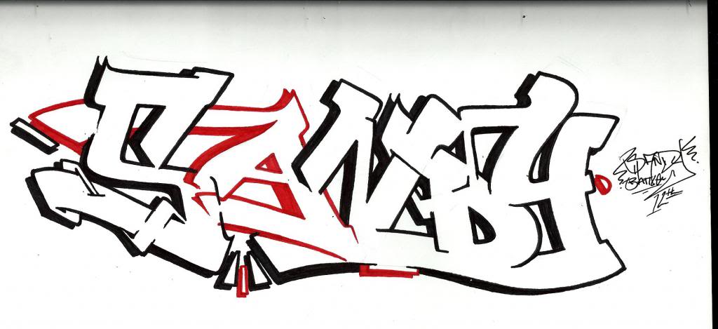 Detail Graffiti Sany Nomer 41