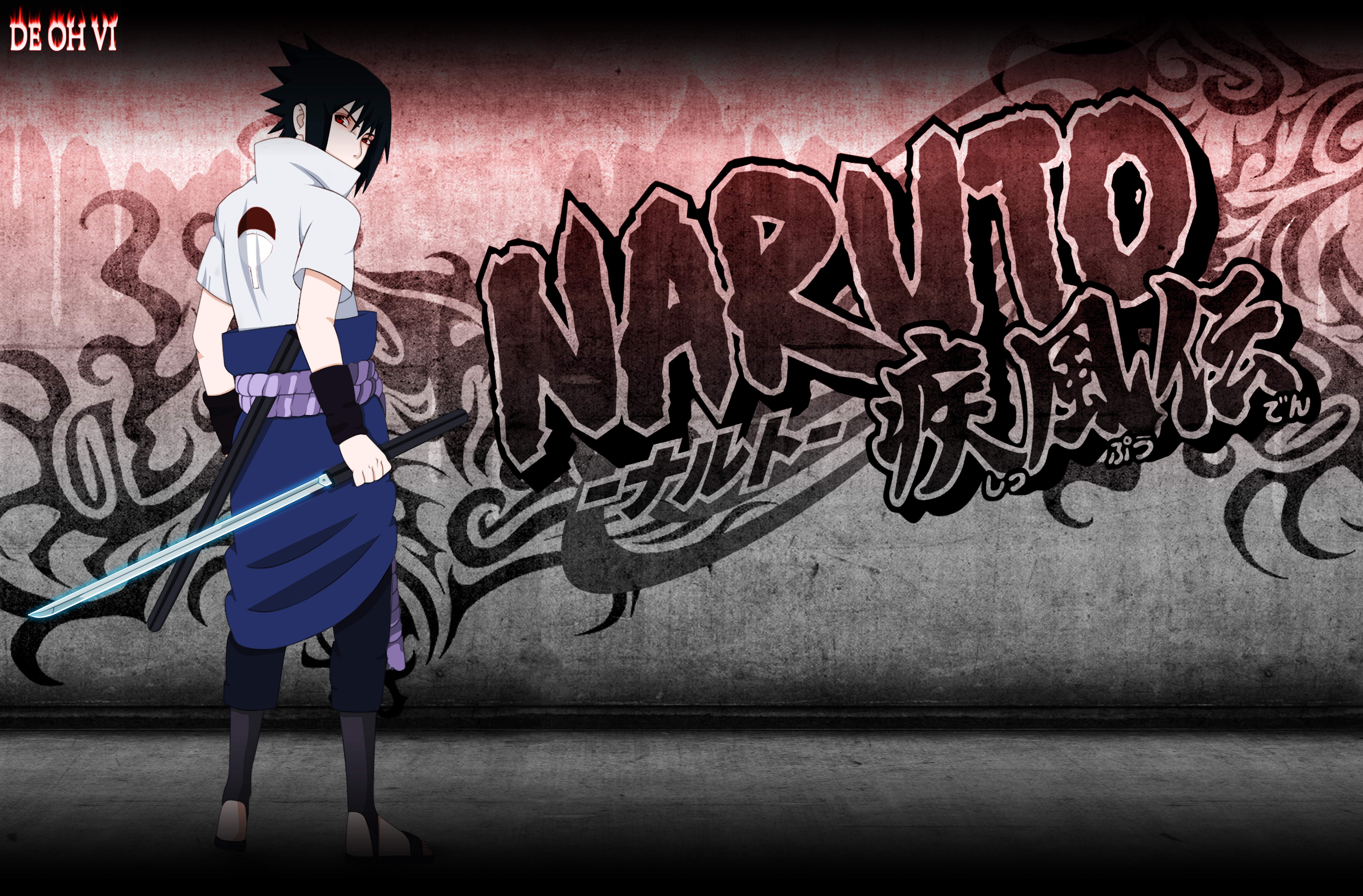 Detail Graffiti Sasuke 3d Nomer 13