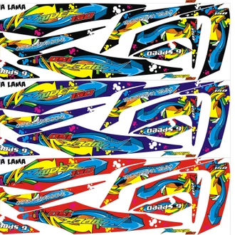 Detail Graffiti Satria Nomer 28