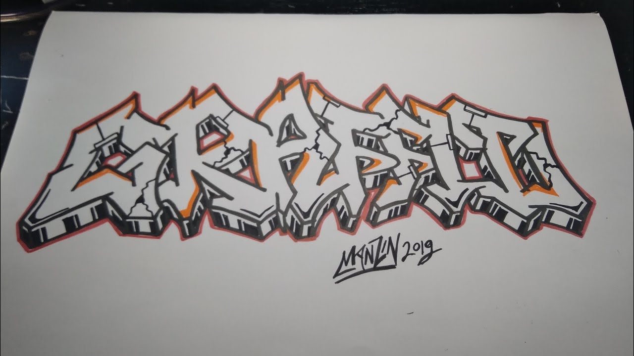 Detail Graffiti Sayang Nomer 37