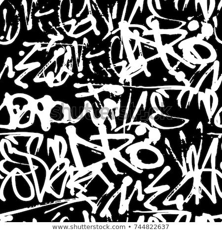 Detail Graffiti Seamless Black White Free Nomer 54