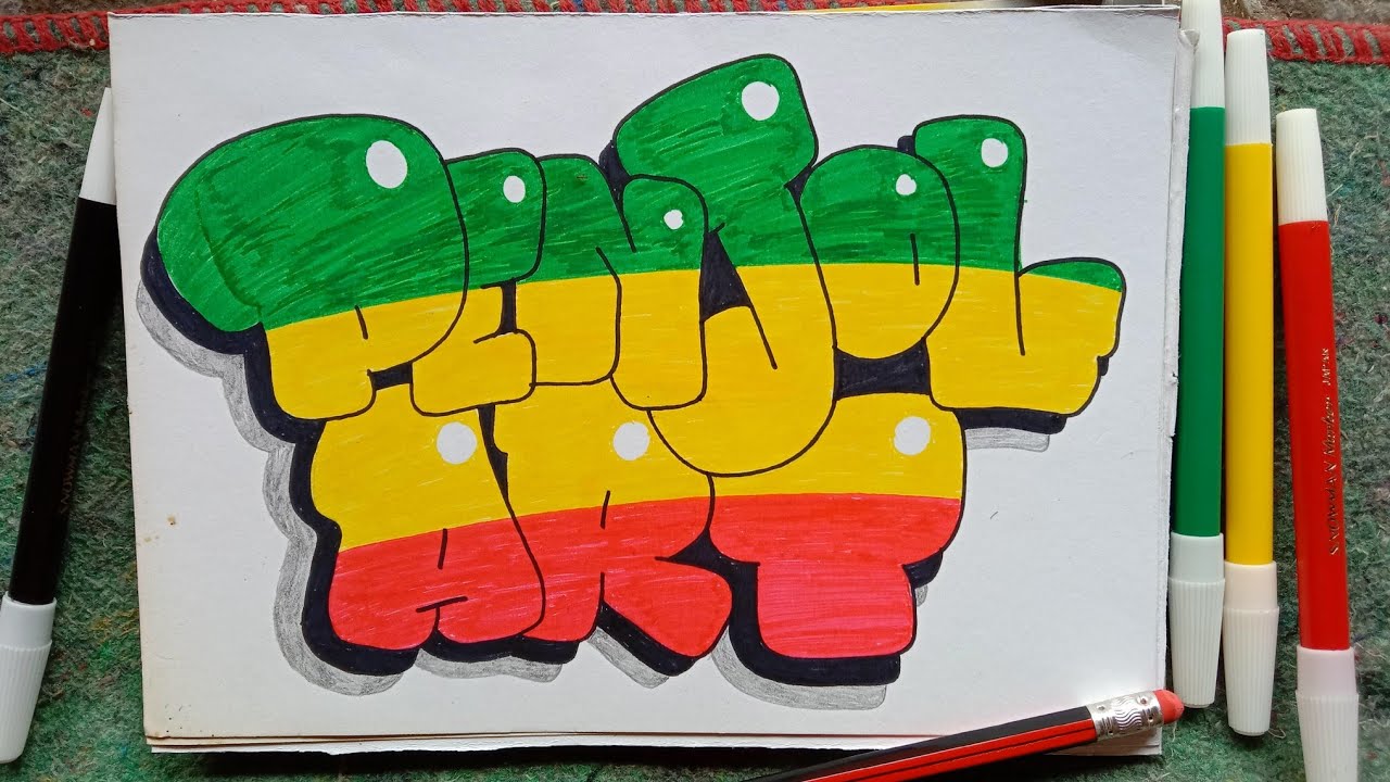 Detail Graffiti Sederhana Nomer 12