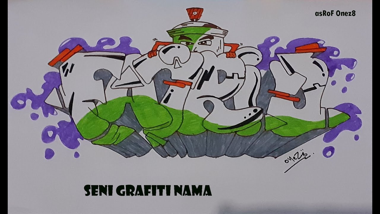 Detail Graffiti Selamat Datang Nomer 14