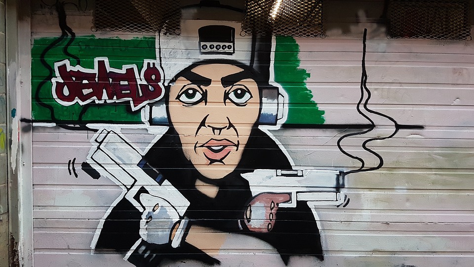 Detail Graffiti Senjata Nomer 11