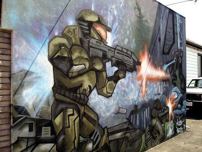 Detail Graffiti Senjata Nomer 24