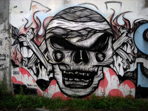 Detail Graffiti Seram Nomer 40