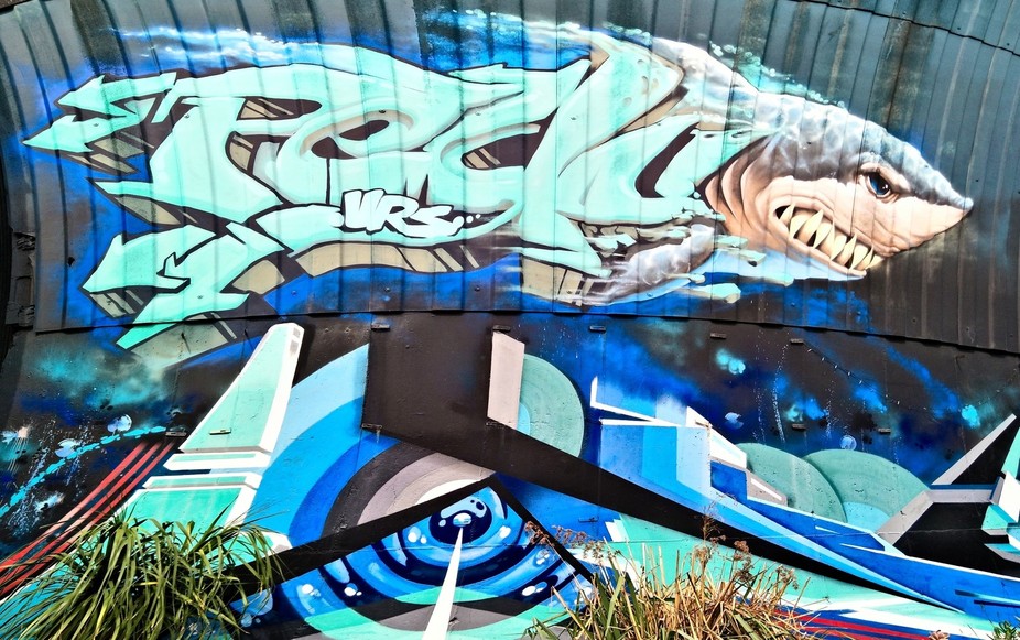 Detail Graffiti Shark Fish Nomer 29