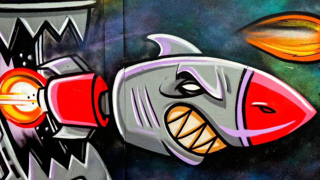 Detail Graffiti Shark Fish Nomer 5