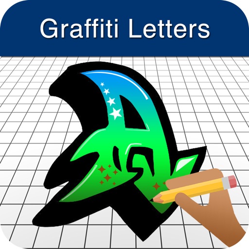 Download Graffiti Simple Alphabet Nomer 45