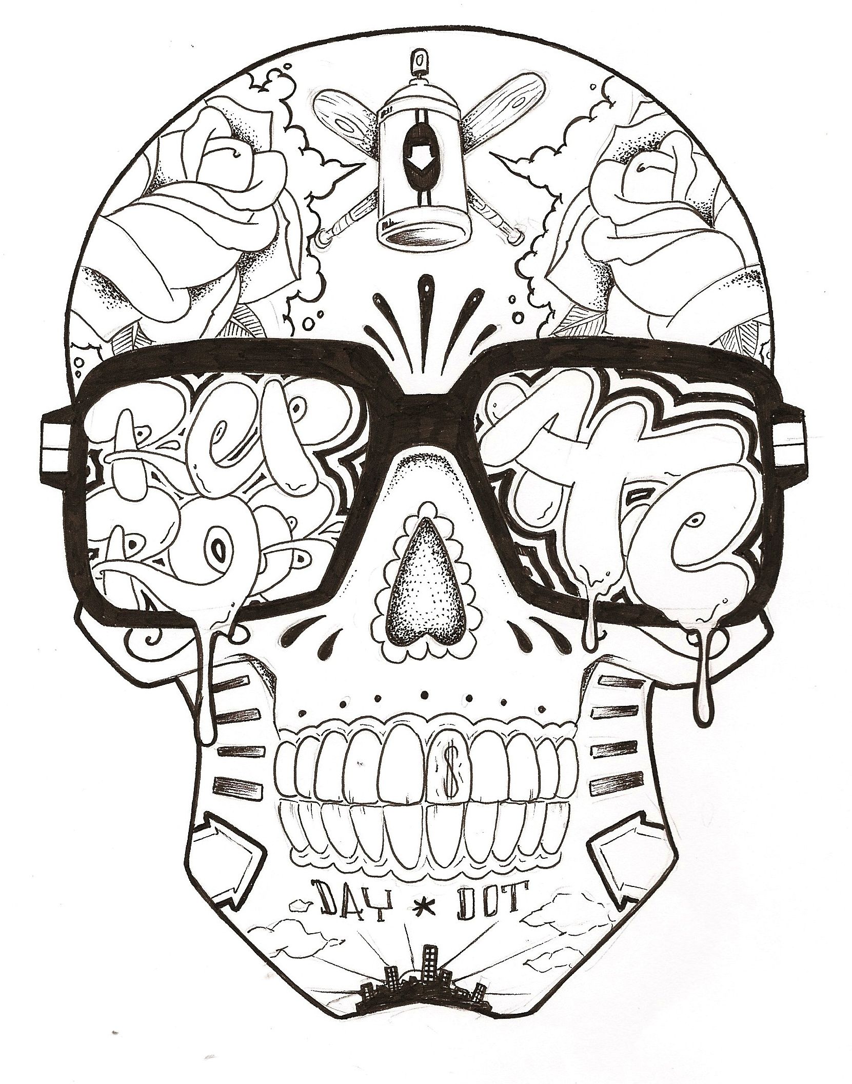 Detail Graffiti Simple Characters Nomer 27