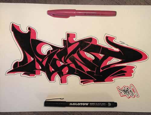 Detail Graffiti Simple Tapi Keren Bagi Pemula Nomer 29