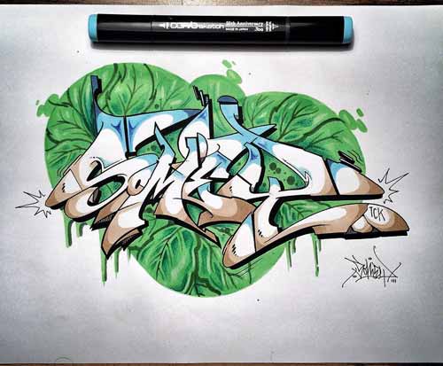 Detail Graffiti Simple Tapi Keren Bagi Pemula Nomer 41