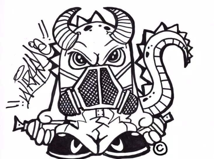Detail Graffiti Simple Tapi Keren Bagi Pemula Nomer 45