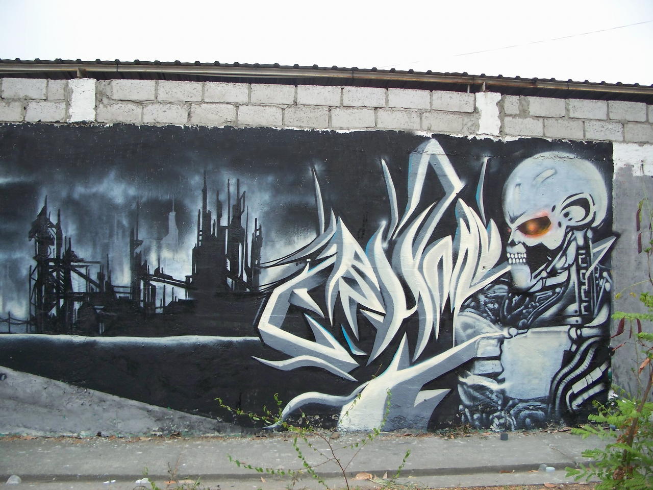 Detail Graffiti Skab Nomer 24