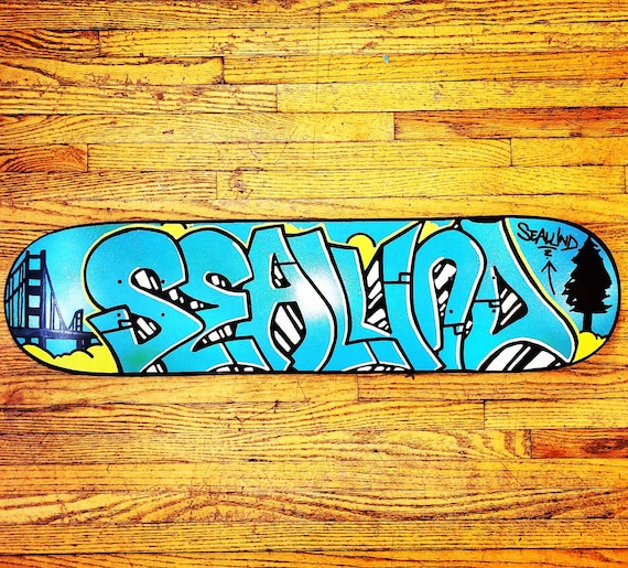 Detail Graffiti Skateboard Art Nomer 13