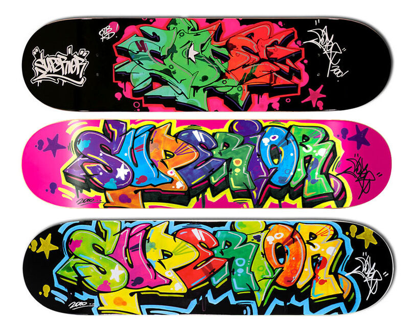 Detail Graffiti Skateboard Art Nomer 22