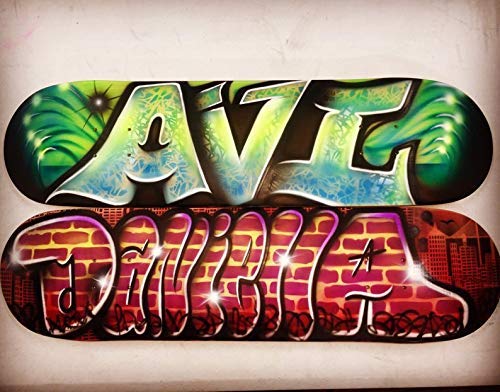 Detail Graffiti Skateboard Art Nomer 23