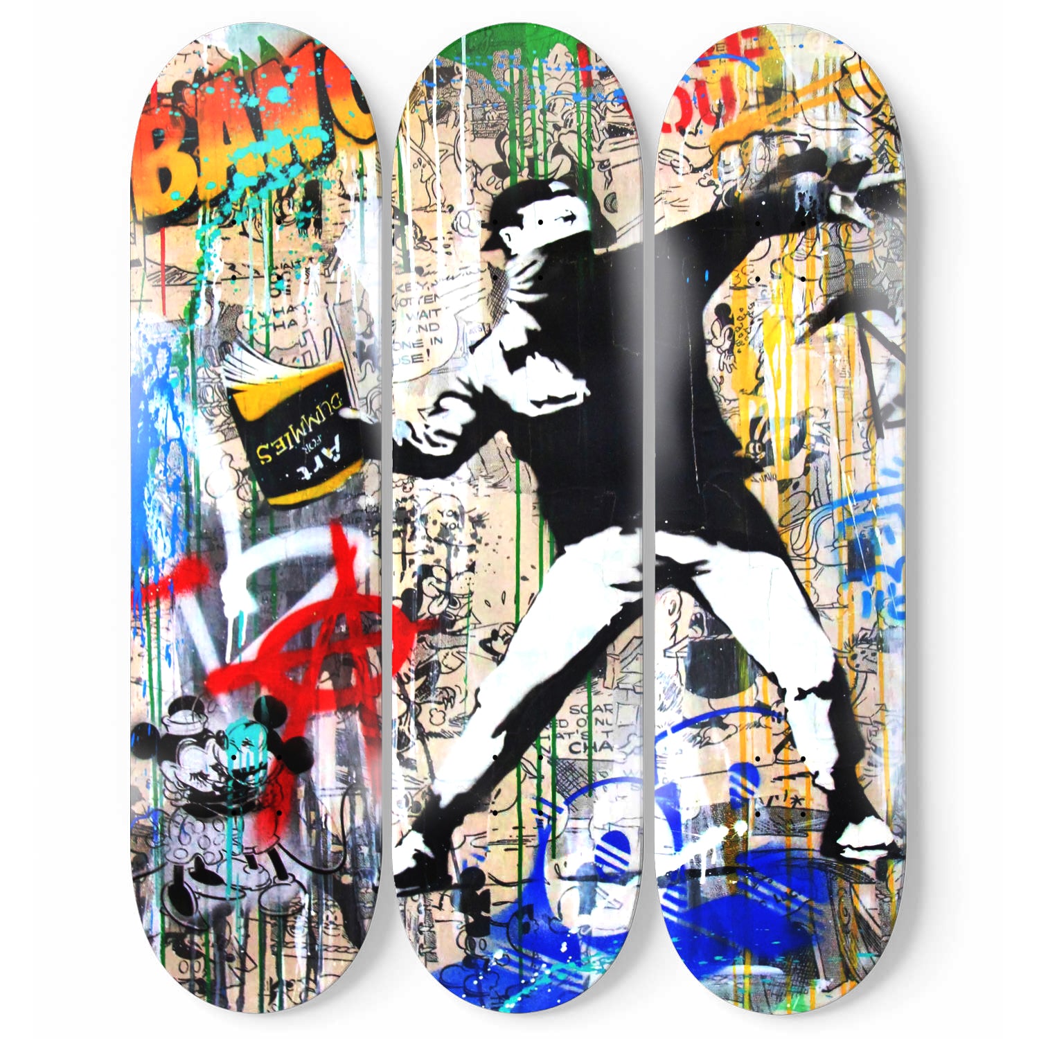 Detail Graffiti Skateboard Art Nomer 30