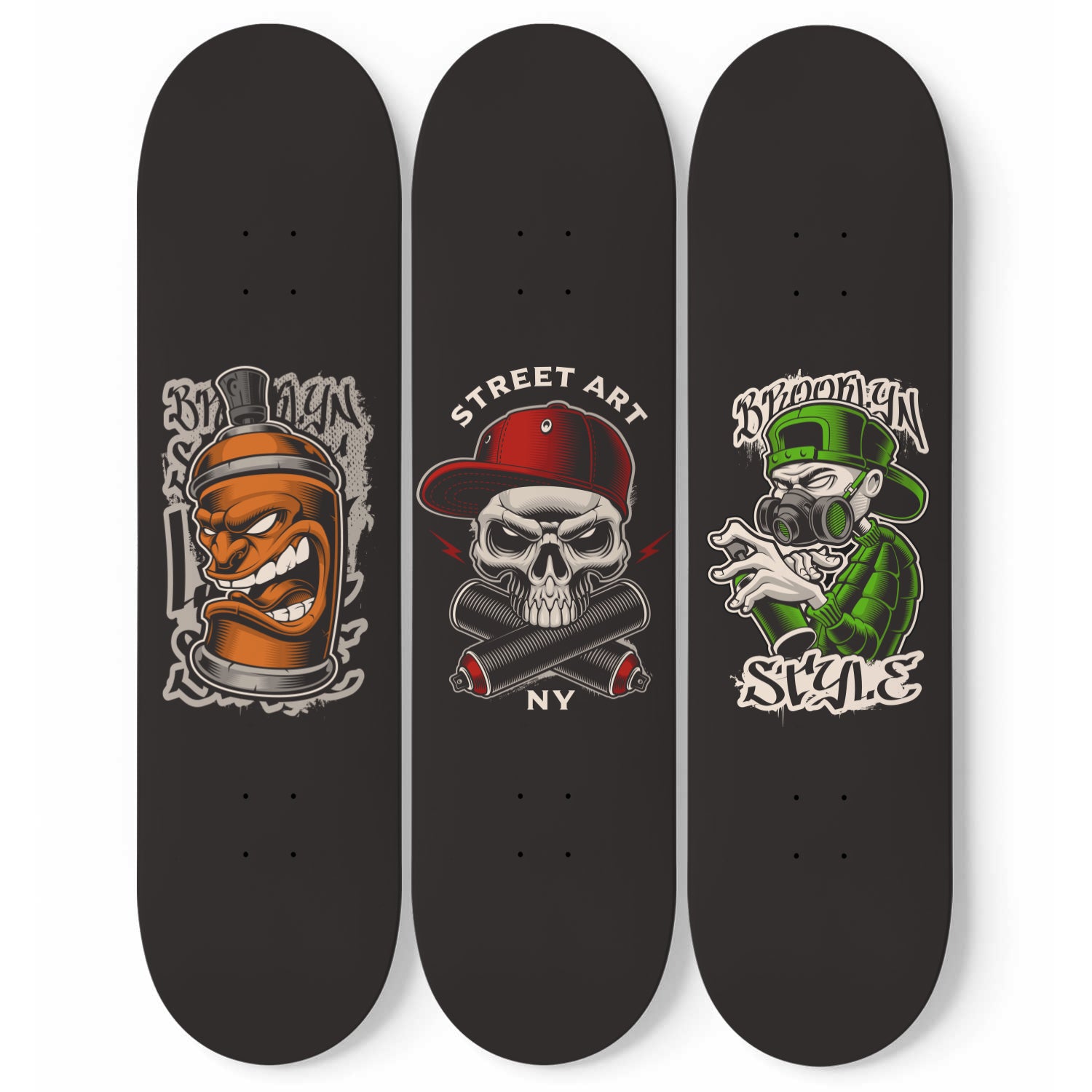 Detail Graffiti Skateboard Art Nomer 41