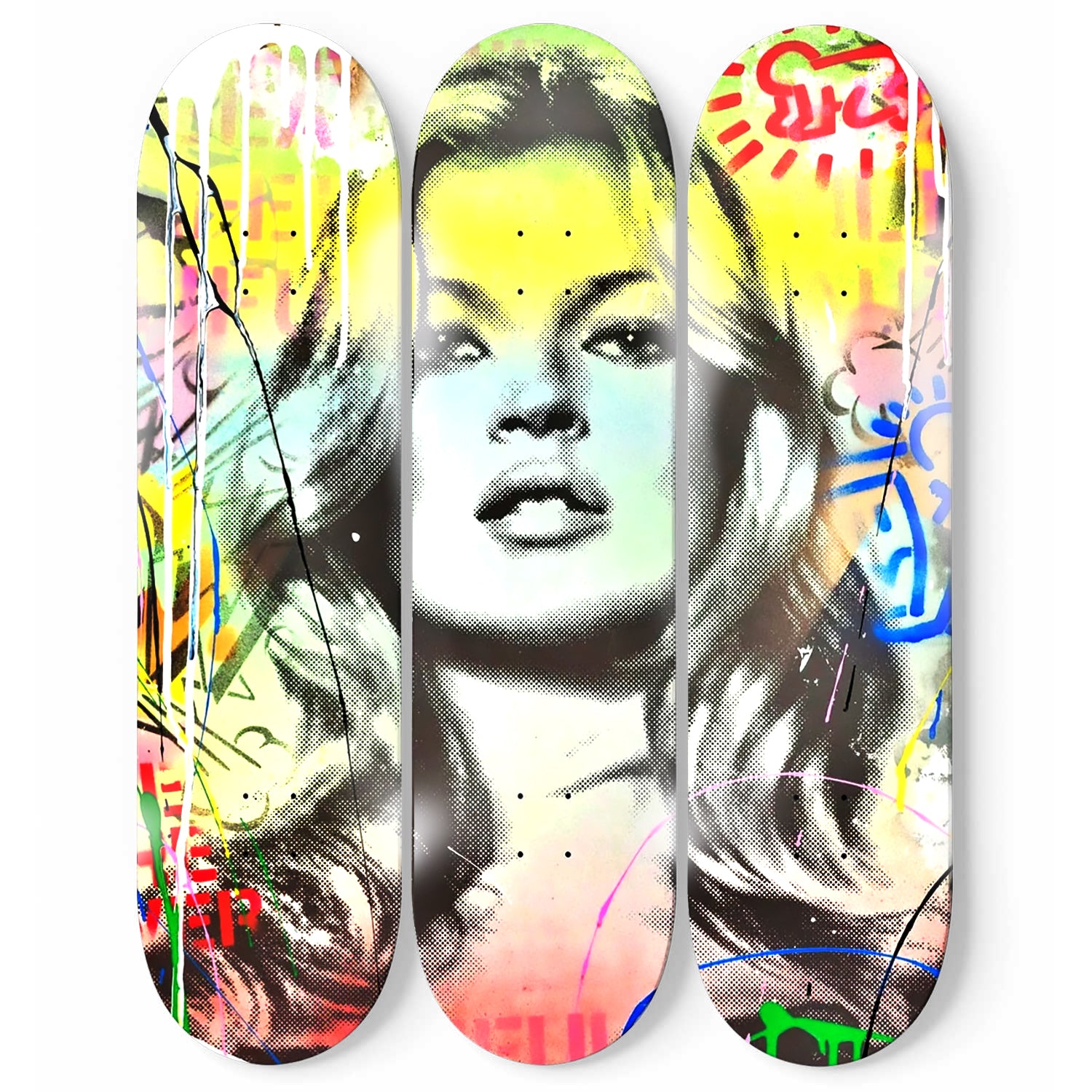 Detail Graffiti Skateboard Art Nomer 50