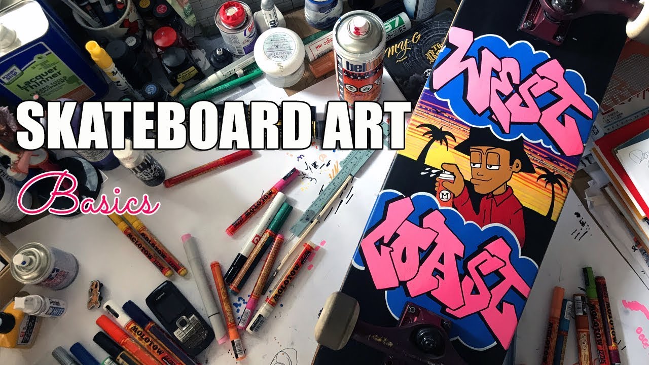 Detail Graffiti Skateboard Art Nomer 53