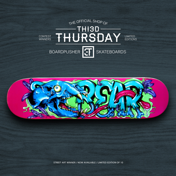 Detail Graffiti Skateboard Art Nomer 54