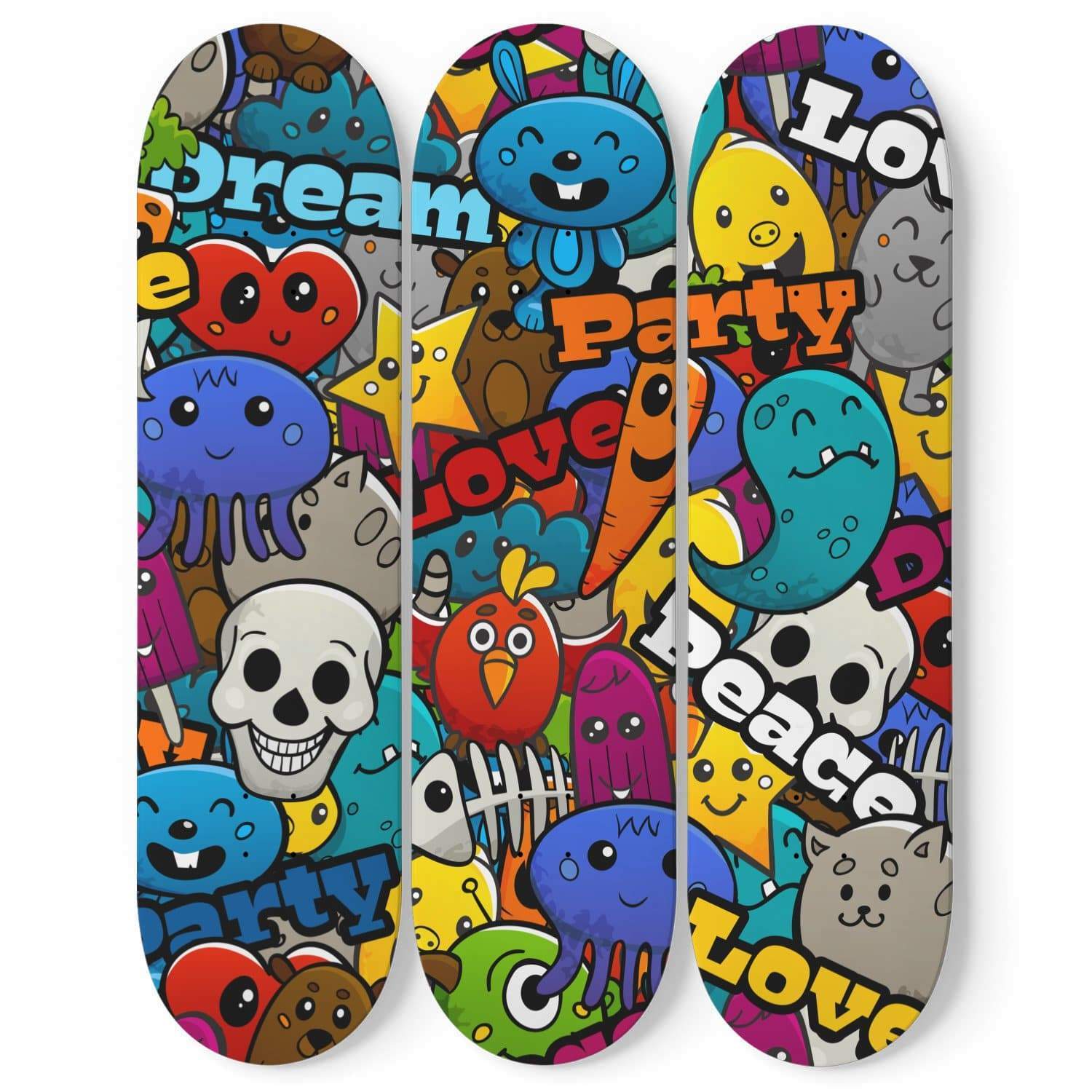 Detail Graffiti Skateboard Art Nomer 9