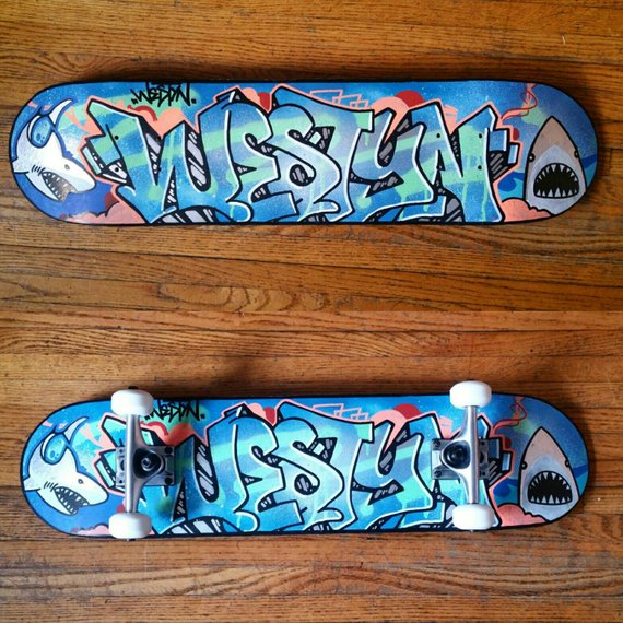 Detail Graffiti Skateboard Deck Designs Nomer 13