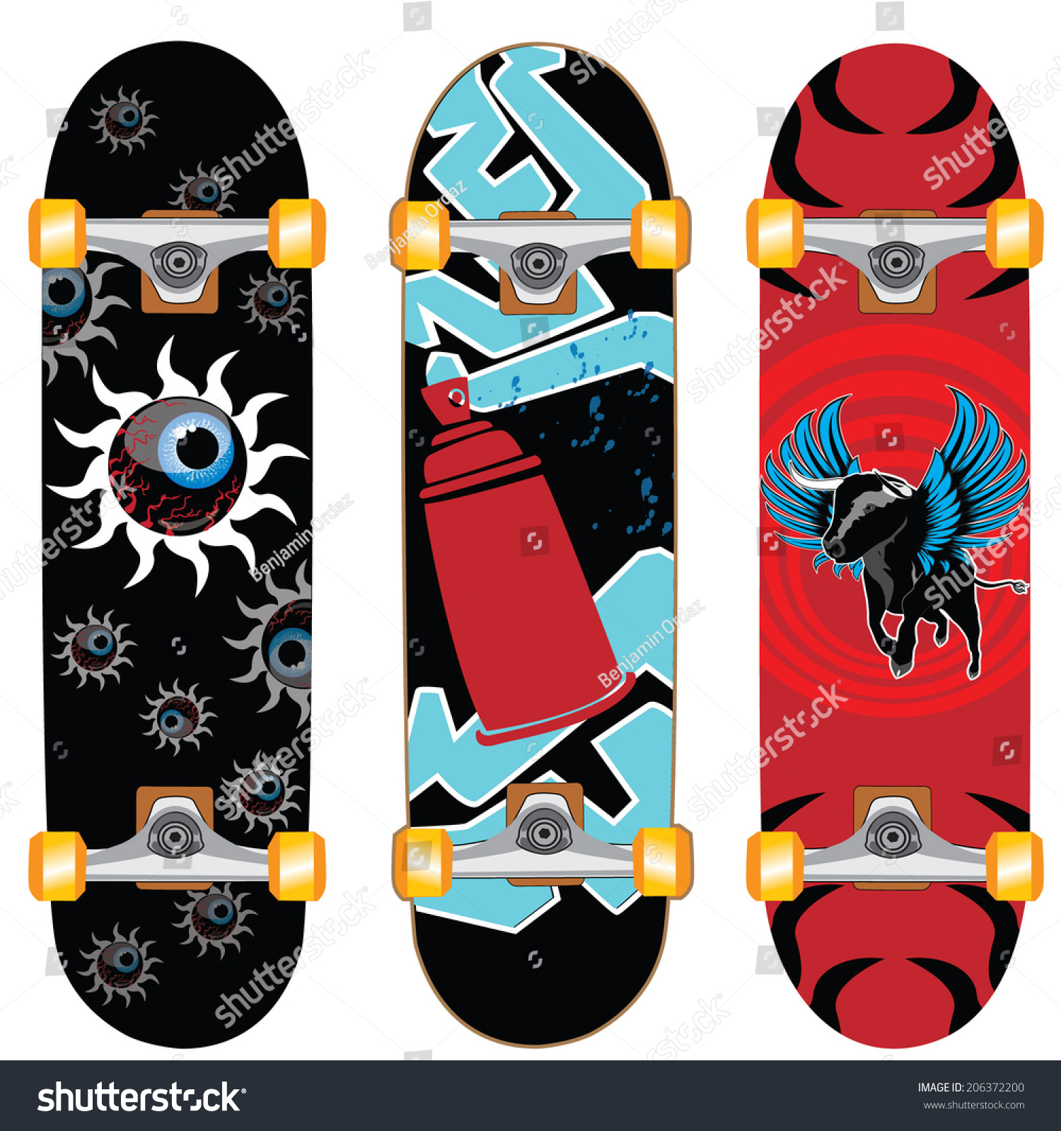 Detail Graffiti Skateboard Deck Designs Nomer 48