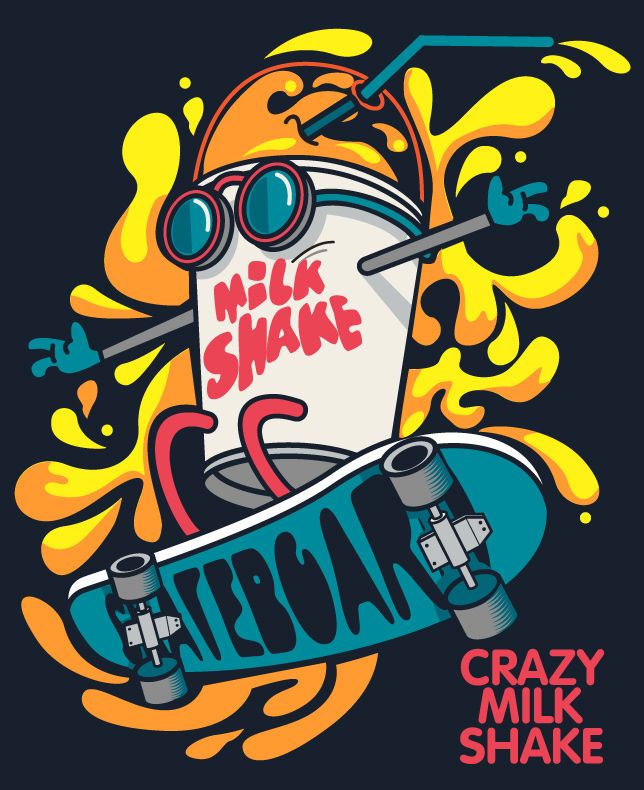 Detail Graffiti Skateboard Illustration Nomer 2