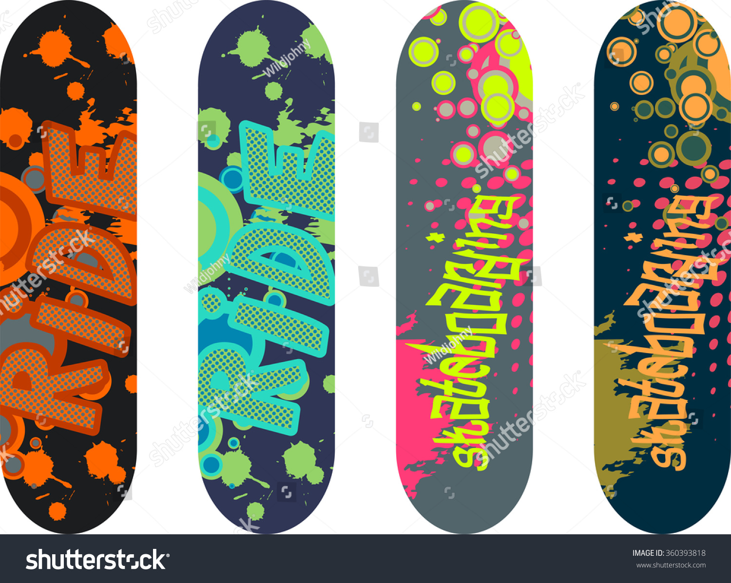 Detail Graffiti Skateboard Illustration Nomer 24