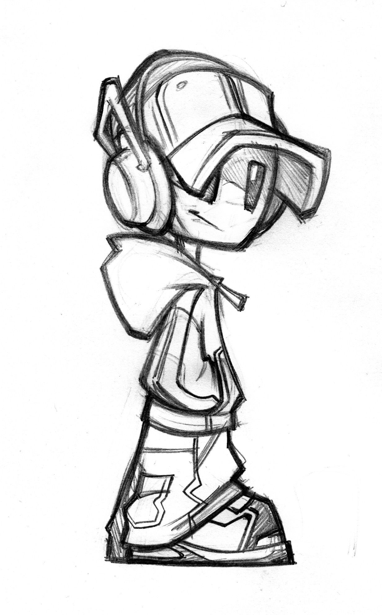 Graffiti Sketch Character - KibrisPDR