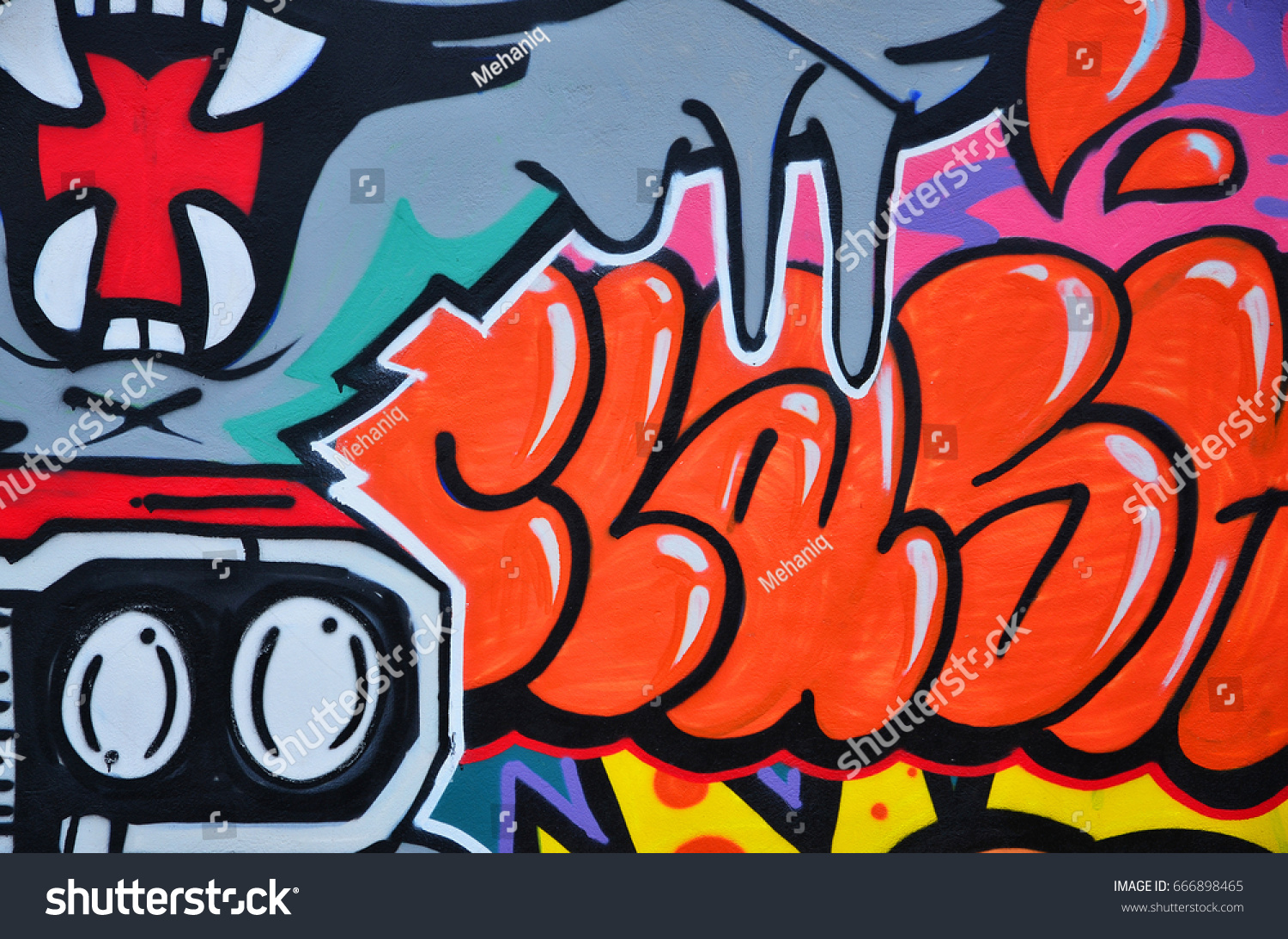 Detail Graffiti Sketch For Coloring Nomer 30