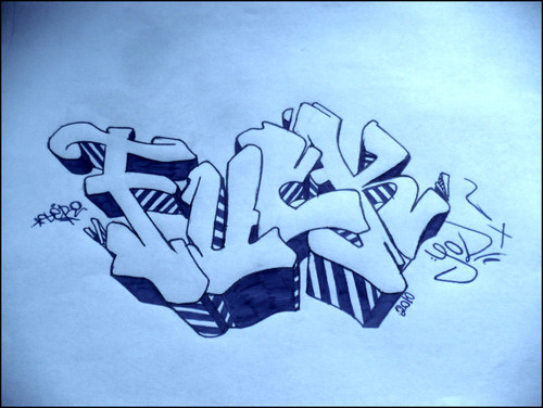 Graffiti Sketch Fuck - KibrisPDR