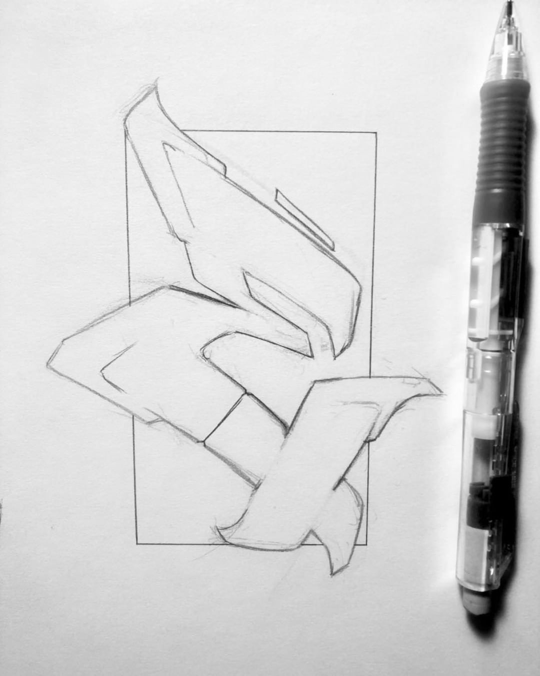 Detail Graffiti Sketch Kertas Nomer 12