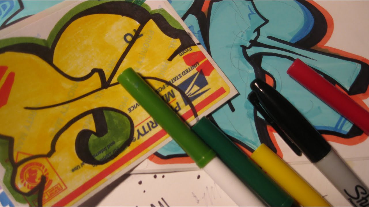 Detail Graffiti Sketch Markers Nomer 46