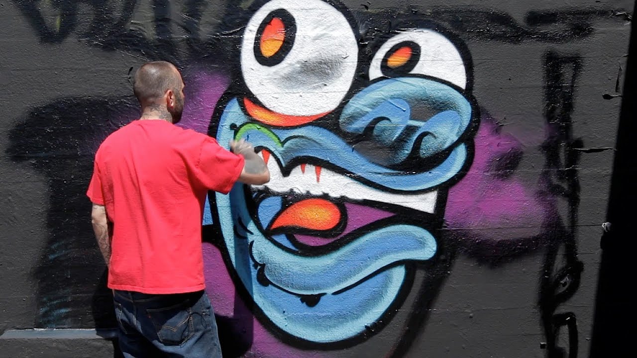 Detail Graffiti Sketch Monster Nomer 25