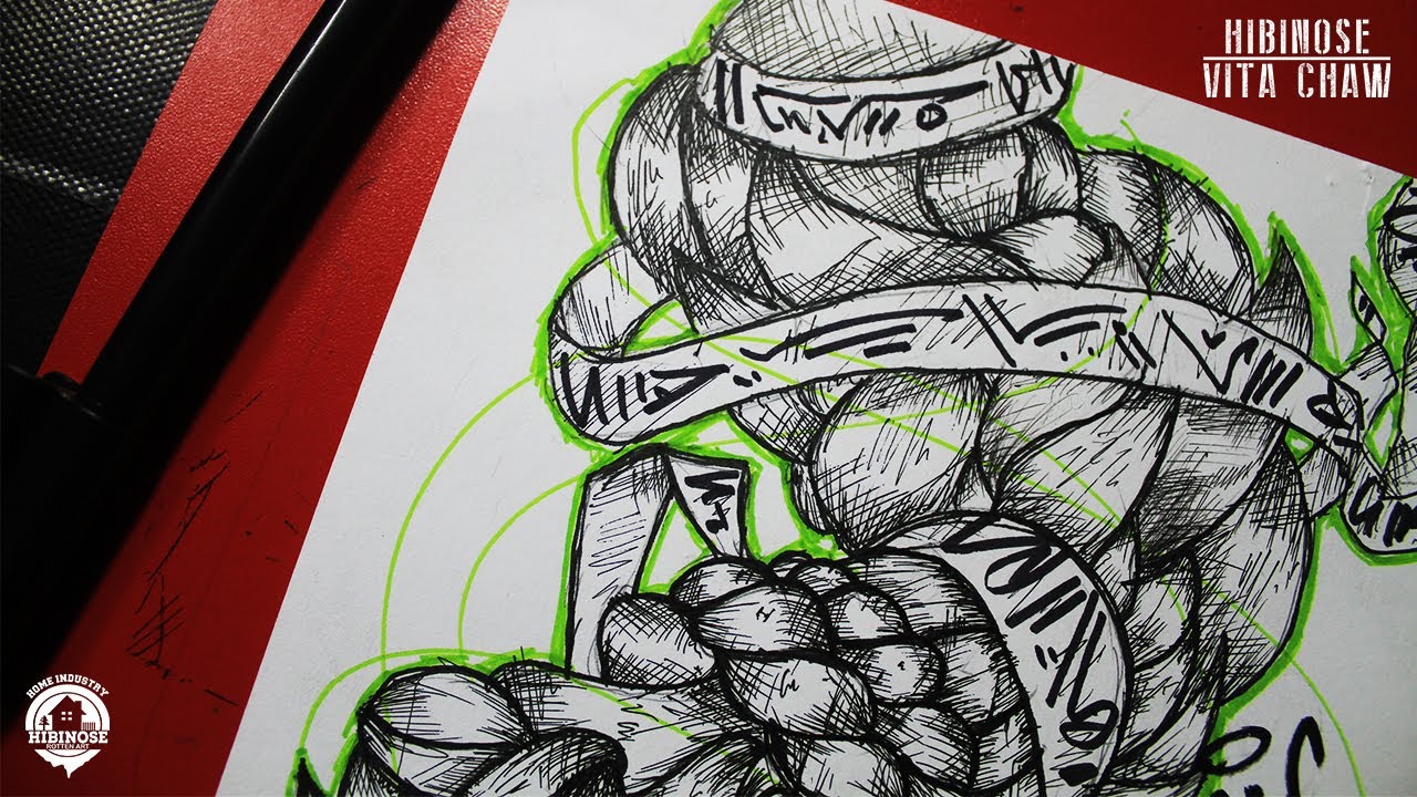 Detail Graffiti Sketch Monster Nomer 38