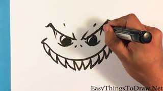 Detail Graffiti Sketch Monster Nomer 39